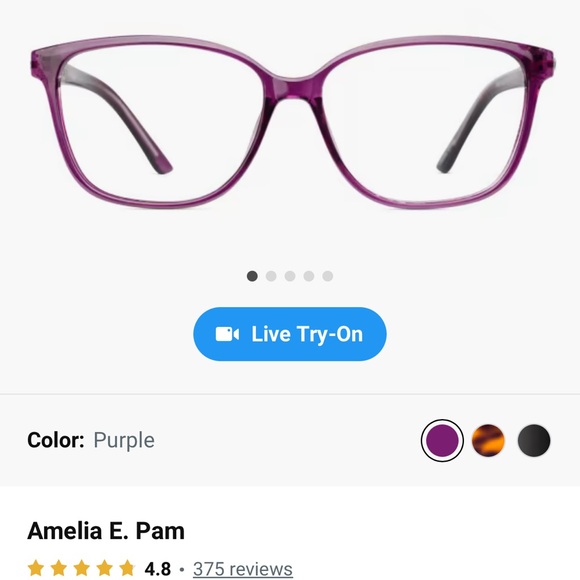 54-14-140 prescription amelia e glasses. Had surgery so didn’t need these - Picture 1 of 3